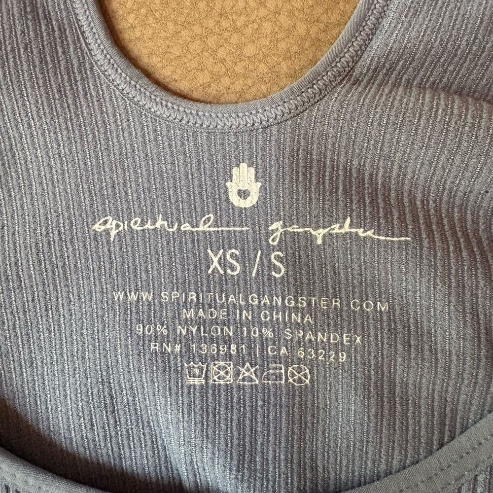 Spiritual Gangster Ribbed Bra - Picture 4 of 4